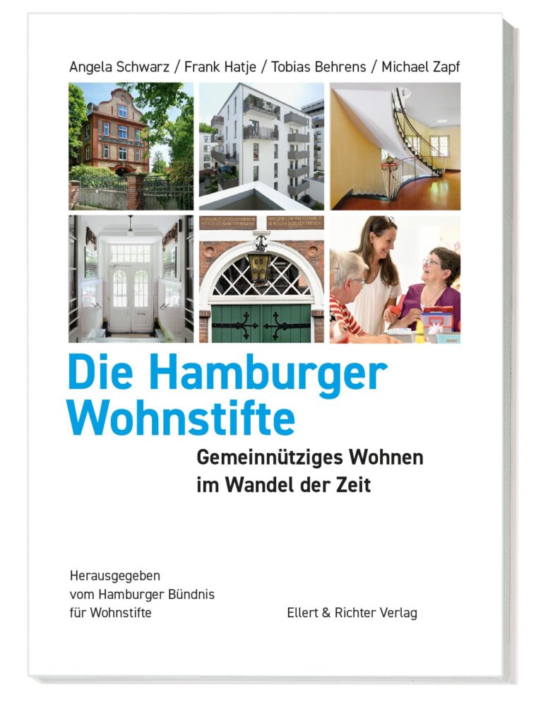 Buchcover von Hamburger Wohnstifte des Ellert & Richter Verlags.